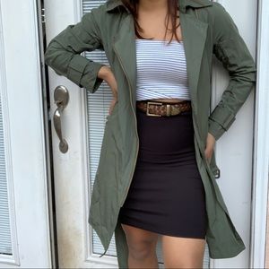 Beautiful olive J. Crew coat